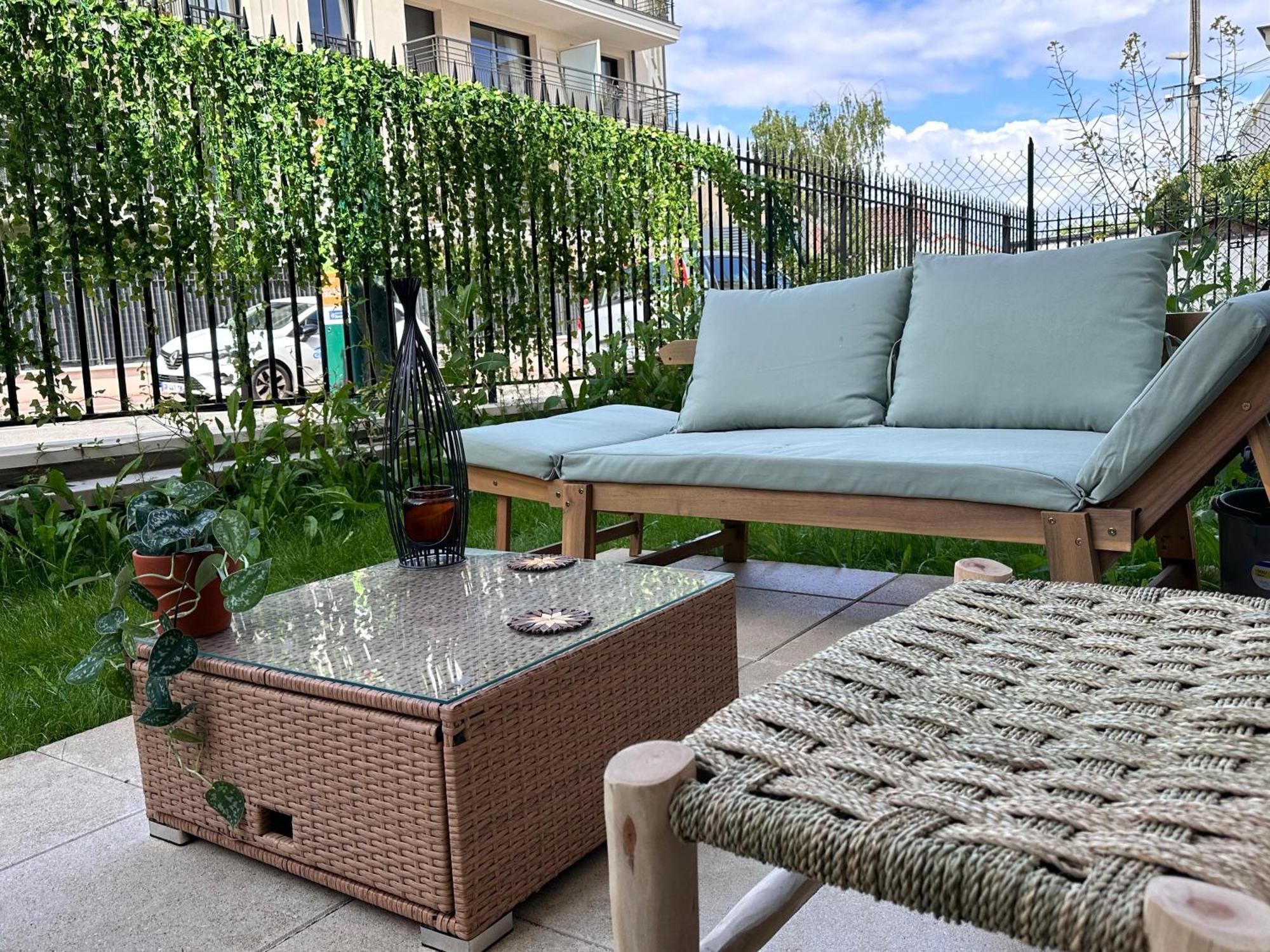 Cosy Summer Stay In Boho Style Apartment - 8 Mins From Paris Center - Garden And Underground Parking Clamart Exteriér fotografie